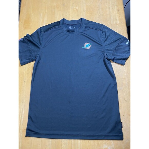 Nike Other - Miami Dolphins Shirt Mens Medium Dri-Fit Grey NFL On-Field Nike 20pit2pit